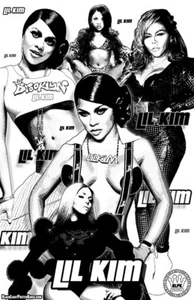 LIL KIM 11x17 "Black Light" Poster - Picture 1 of 1