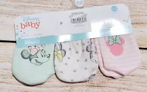 Neu mit Etikett Disney Baby Mädchen Minnie Mouse Handbezüge FÄUSTLINGE kein Kratzer 3 Paar Set rosa - Bild 1 von 1