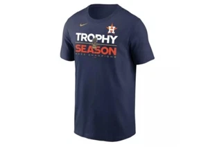 Nike Men's Houston Astros 2022 World Series Champs Trophy Season Tee Small - Picture 1 of 1