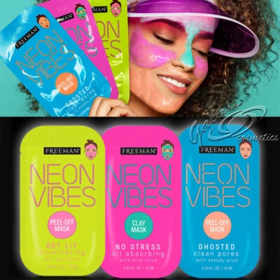Freeman Face Mask NEON VIBES Collection All Skin Types - Image 1 of 2