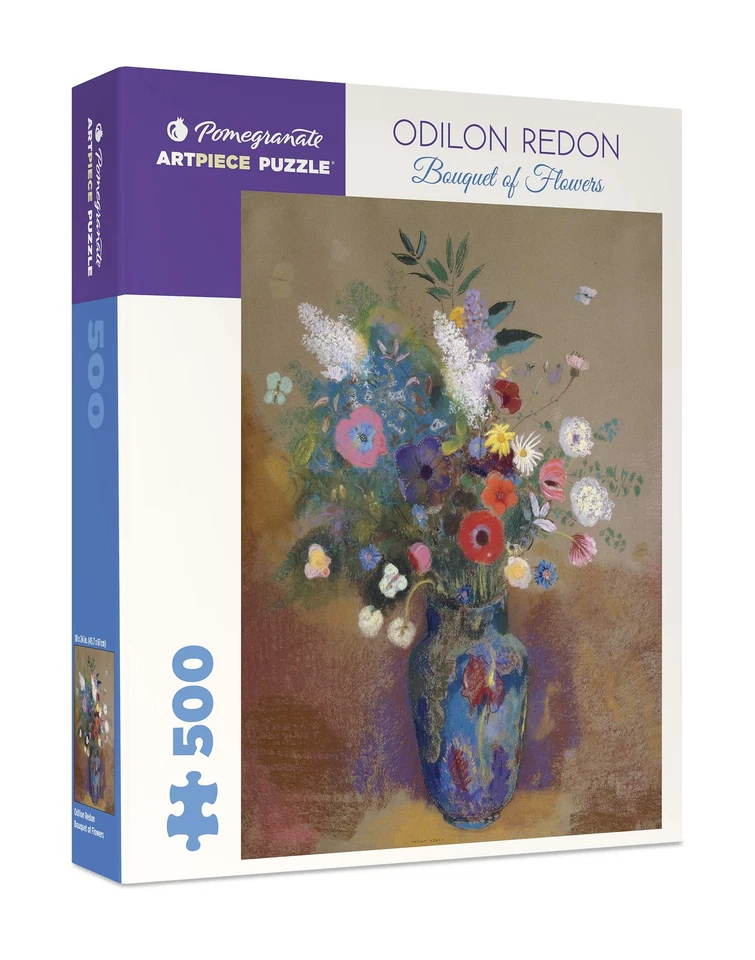 Pomegranate - Bouquet Of Flowers by Odilon Redon Jigsaw Puzzle (500 Pieces) - image 1 of 1