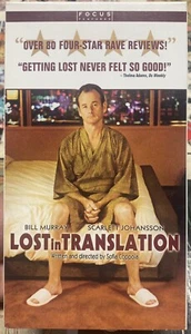 2004 Lost In Translation VHS Bill Murray Scarlett Johansson Focus VHTF - Picture 1 of 4