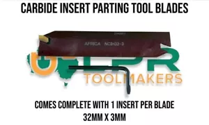 Parting Tool - Insert Blade (Size 32 x 3) Suit GTN-3 Inserts - 1 Insert Included - Picture 1 of 1