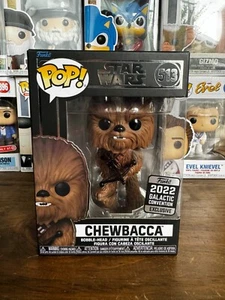 Funko Pop Star Wars Chewbacca #513 Bobblehead 2022 esclusiva convention galattica - Foto 1 di 5