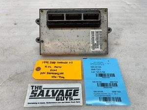 99 JEEP CHEROKEE XJ 4.0 AUTOMATIC ENGINE COMPUTER ECM ECU P56041492AE - Picture 1 of 12