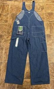 NWT LIBERTY Men's Bib Overalls Men's Size 42 x 28  100% cotton -NEW- - Picture 1 of 13