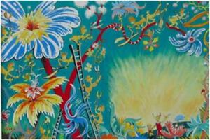Dr Seuss  THEODOR GEISEL   "A Plethora of Flowers"   Canvas    MAKE  OFFER