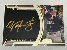 EDGAR MARTINEZ - 2015 Topps Tier One Acclaimed Autographs Gold Ink #AAEM - 1/1