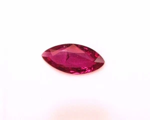 Natural Marquise Thai Ruby  11.3x5.4 x3.3 MM  LxWxD  1.50 Carats  Loose Gem 1 Pc - Picture 1 of 11
