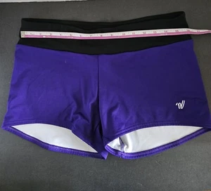 Varsity Spirit Damen Volleyball schwarz lila Kompressionsshorts Booty Shorts XL - Bild 1 von 7
