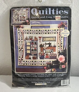 1994 Dimensions Quilties "Sewing Room" Mini Quilt Kit 72158 Hobbies Quilting New - Picture 1 of 9