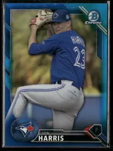 2016 Bowman Draft #BDC-188 Jon Harris Chrome Blue Refractor #/150 - Picture 1 of 2