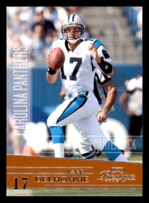 2006 Playoff Prestige #20 Jake Delhomme Carolina Panthers - Image 1 of 2