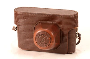 Estuche de cuero bolsa para cámara de película soviética URSS Zorki 5 o Zorkiy-6 - Imagen 1 de 5