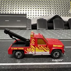 1987 Matchbox #21 GMC Wrecker - Ron’s Thailand Red MB Vintage (Mint+) - Picture 1 of 9