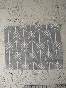 Premier Prints Fabric Gray Arrows Cotton Home Decor Remnant 12" L x 15" Wide - Picture 1 of 2