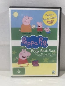 Peppa Pig - Piggy Back Pack DVD 2004 - 2 Disc PAL Region 4 LNC - Picture 1 of 6