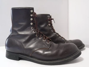 pm5 Men's VTG Brown Mason Chippewa Work / Hunting Boots Sz 13 B USA Made 985-1 - Picture 1 of 20