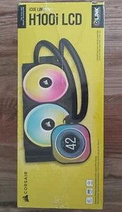 Corsair iCUE LINK H100i LCD 240mm CPU Liquid Cooling Fan/Radiator CW-9061007-WW - Picture 1 of 2
