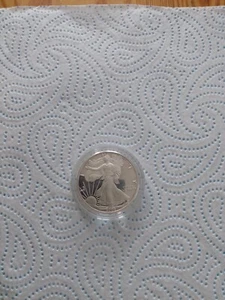 2006 - W - Proof American 1.Oz Silver Eagle Dollar Coin - Picture 1 of 6