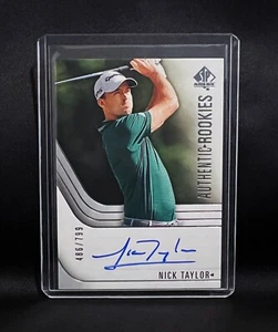 2021 SP Authentic Rookies Nick Taylor #101 Rookie Auto /799 (RC) - Picture 1 of 2
