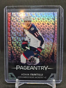 2023-24 UD SP Autentico Adam Fantilli Sfilata Rosso Rookie RC P-62 - Foto 1 di 2