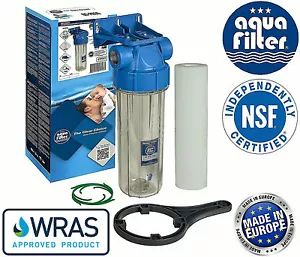 Alloggiamento filtro acqua biodiesel 10" Aquafilter cartuccia 1/2" BSP + anello Bacinix - Foto 1 di 9
