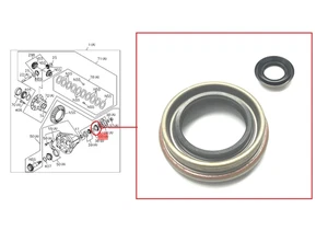 FOR ISUZU TROOPER UBS69 3.1TD / UBS73 3.0TD REAR DIFF PINION SEAL (46MM) 92-06 - Picture 1 of 3
