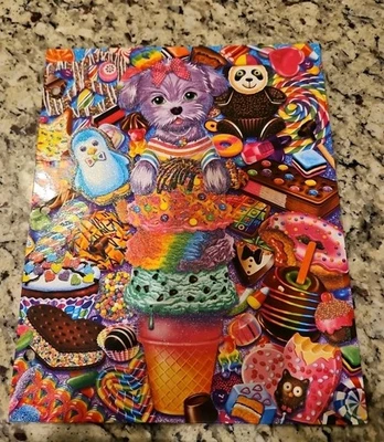 Lisa Frank Boopsi Doodle Brillo Cachorro Perro Helado Caramelo 2 Bolsillos Carpeta 2014 Foto 1 de 4