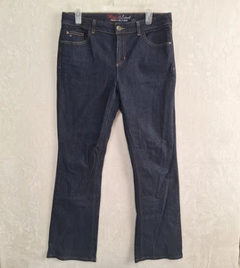 Tommy Hilfiger Women's Jeans Size 10R Hope Boot Cut Denim Dark Blue - Picture 1 of 15