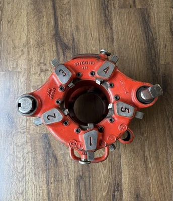 RIDGID 141 ENHEBRADORA DE TUBOS A PRUEBA DE ATASCOS 2 1/2” - 4” ENGRANAJE RETROCESO BUENOS DIENTES Foto 1 de 4