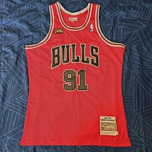 Dennis Rodman Chicago Bulls 97-98 Mitchell & Ness Jersey Large - Picture 1 of 6