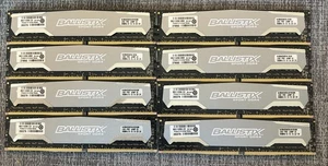 Crucial PC4-19200 64GB (8x8GB) DDR4 2400MHz Desktop Memory BLS8G4D240FSA - Picture 1 of 2