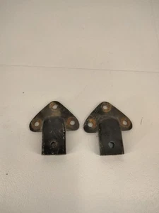 1971 to 1980 MG MGB Tonneau Bow Sockets Brackets Pair Right And Left OEM - Picture 1 of 4
