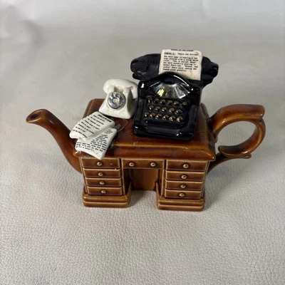 PAUL CARDEW DESIGN MESA DE ESCRITOR mini bule feito na Inglaterra vintage-Reparado! - Imagem 1 de 4