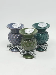 MacKenzie-Childs Mini Distel Vasen Lot (3er Set) Made In Aurora Neu mit Karton - Bild 1 von 9