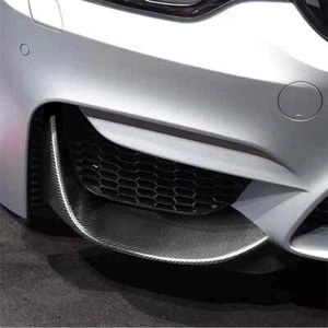 For 15~18 BMW M3 M4 F80 F82 Carbon Look Front Lower Bumper Splitter Spoiler Lip - Bild 1 von 9