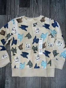 NEW NWT boys Size 5 Baby Yoda The Child Sweatshirt - Picture 1 of 1