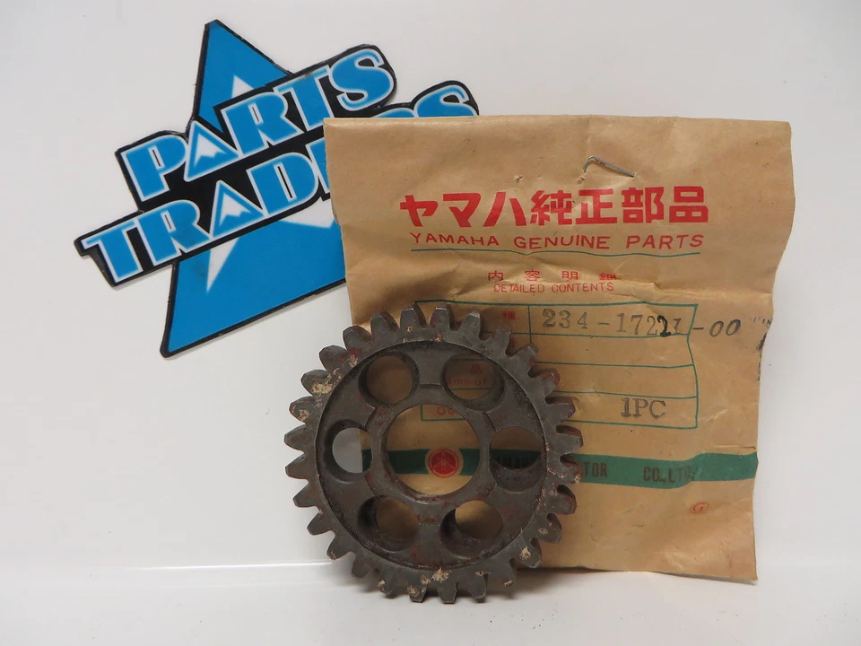 NOS Yamaha 2nd Wheel Gear 234-17221-00-00 L5 L5T L5TA L 5 5T 5TA 1969 1970 - Imagem 1 de 1