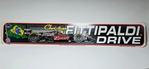 Christian Fittipaldi 24"X4" FedEx Cart Racing Sign #SNCCF01 - Picture 1 of 4
