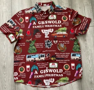 NATIONAL LAMPOON’S CHRISTMAS HOLIDAY SHIRT..CLARK GRISWOLD..GR. L, XL & XXL - Bild 1 von 5