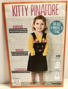 Simply Sewing Pattern Girls KITTY PINAFORE Size 6 Months to 7 Years Unopen NEW - Picture 1 of 4