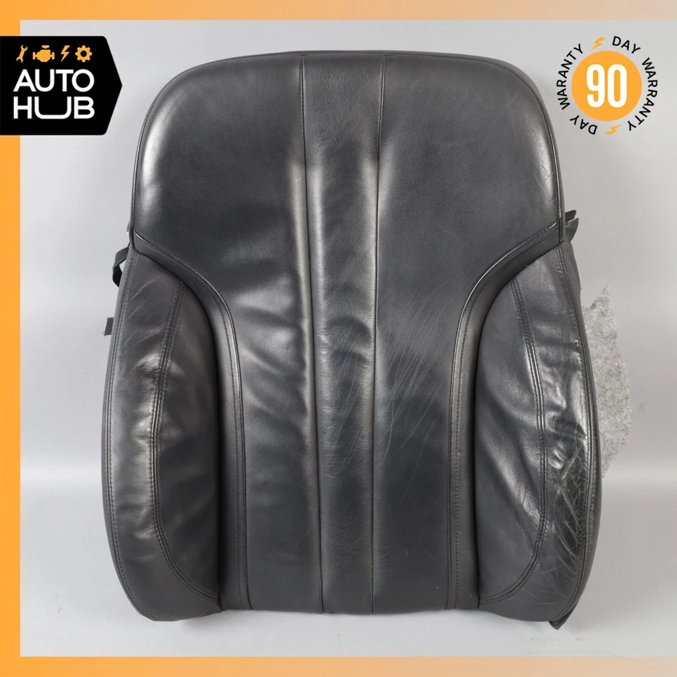 Cojín de asiento superior delantero izquierdo negro OEM BMW F12 650i 640i 12-19 Foto 1 de 4