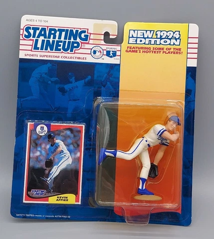 1994 Starting Lineup Kevin Appier Kansas City Royals Figure and Card Cover
