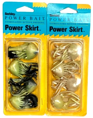 Berkley PowerBait Power Skirt Black Chartreuse 4ct and Pearl Chartreuse 4ct - Image 1 of 4