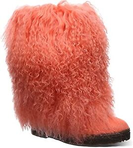 Bearpaw Boetis - Women's Furry Boots - 1294w Raspberry - 10 Medium