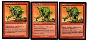 Raging Goblin - Exodus 1998 Magic The Gathering Red Common Creature LP - Imagen 1 de 1