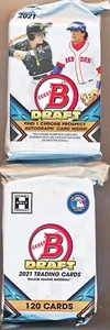 2021 Bowman Draft Baseball Super Jumbo Pack - 120 Cards - 1 Auto Per - Picture 1 of 2