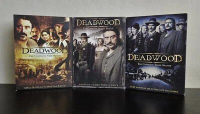 Deadwood Series 1 thru 3 (DVD 18-Disc Set) HBO Video Foto 1 de 2