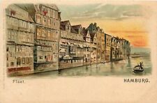 Postcard C-1910 Germany Hamburg Gruss Aus Fleet undivided FR24-2064